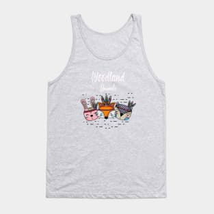 Cute Fox Animals Tank Top